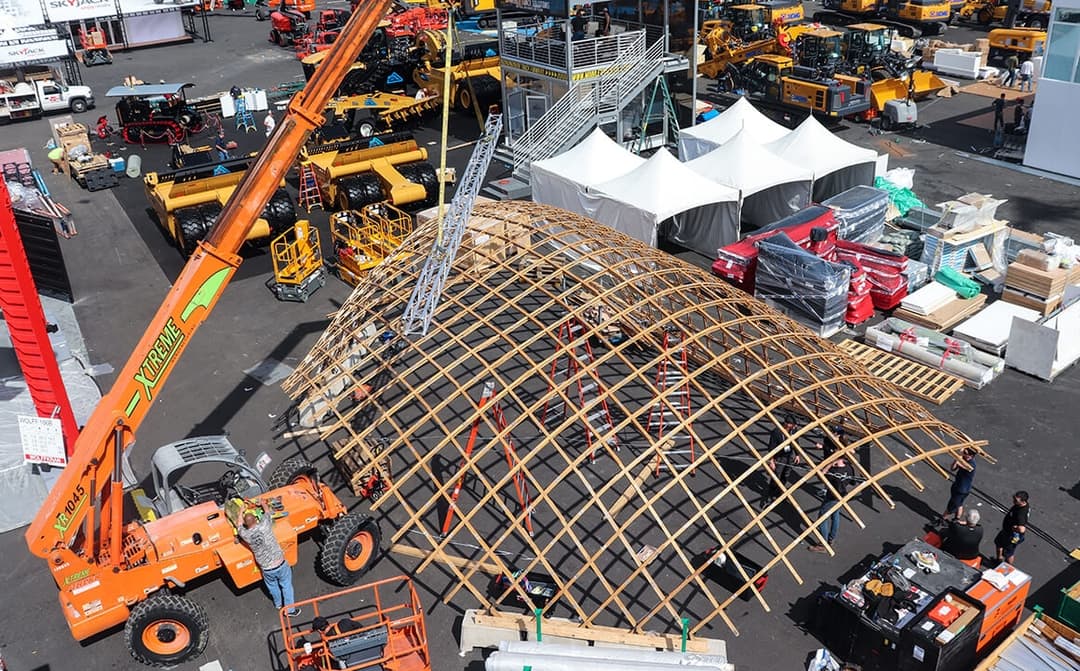 Une voûte gridshell à Las Vegas — FUGU® Structures